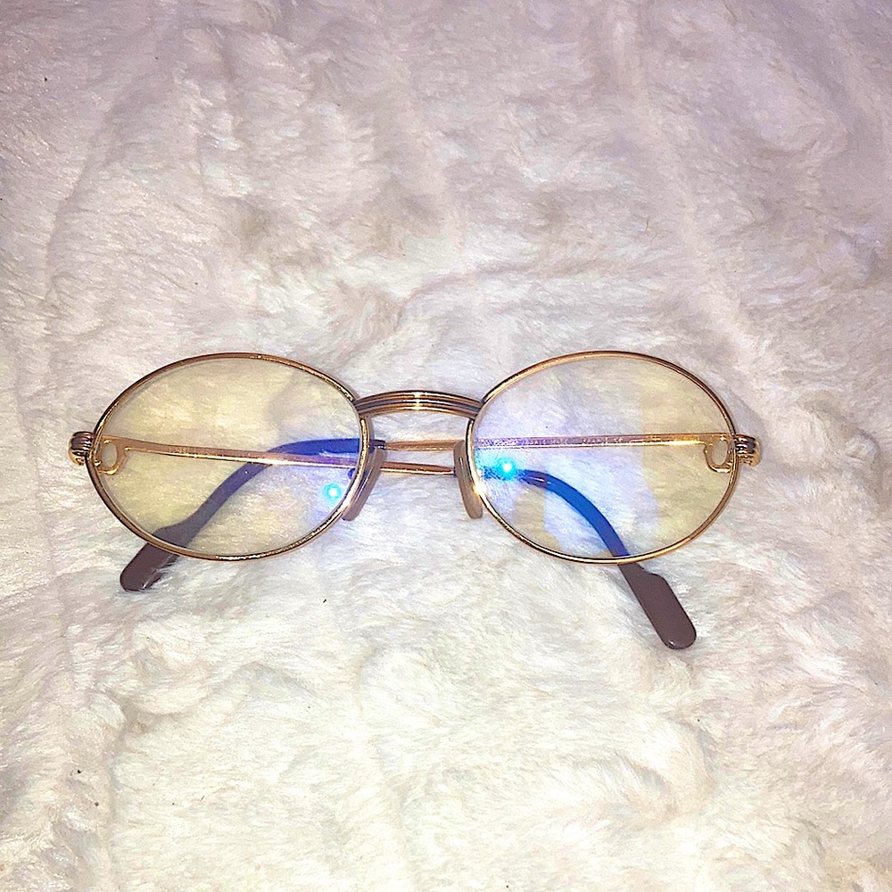 Cartier vintage Saint honore 51 MM with gold frame